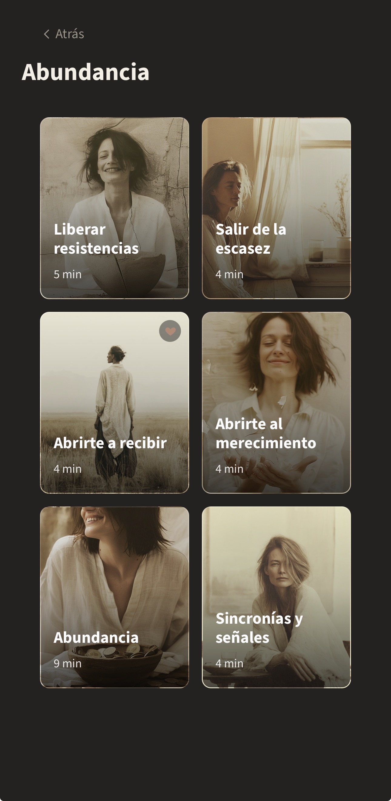 Categoría Abundancia en Centro Tapping